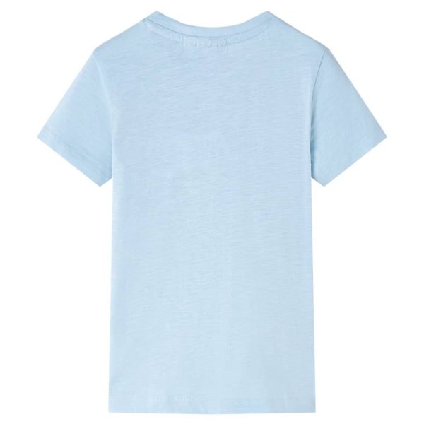 T-shirt para criança azul 92 – Image 2