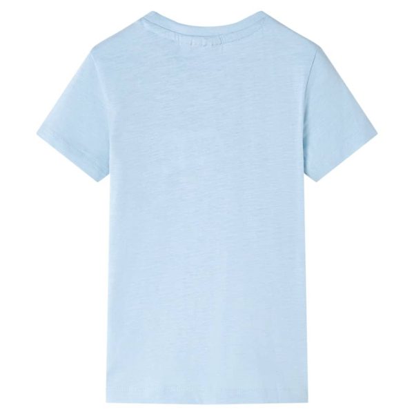 T-shirt para criança azul 104 – Image 2