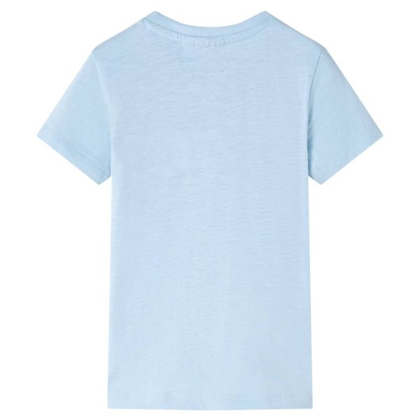 T-shirt para criança azul 128 – Image 2
