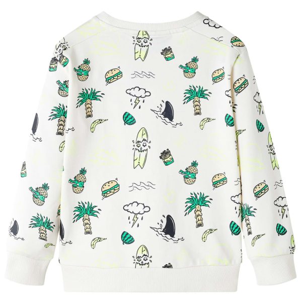 Sweatshirt para criança cor cru suave 116 – Image 2