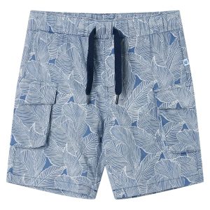 Calções de criança com cordão azul-escuro 116