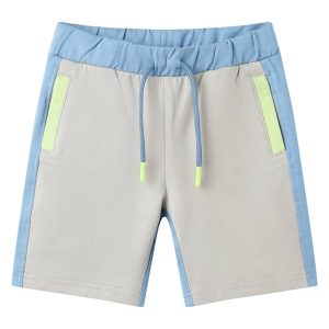 Calções de criança com cordão azul 116