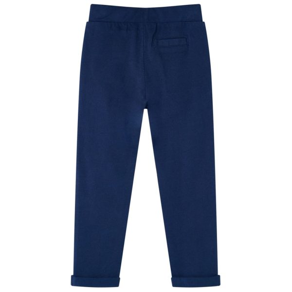 Calças de criança com cordão azul-marinho 104 – Image 2