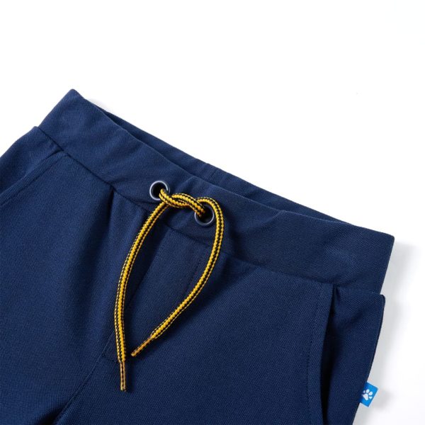 Calças de criança com cordão azul-marinho 116 – Image 3