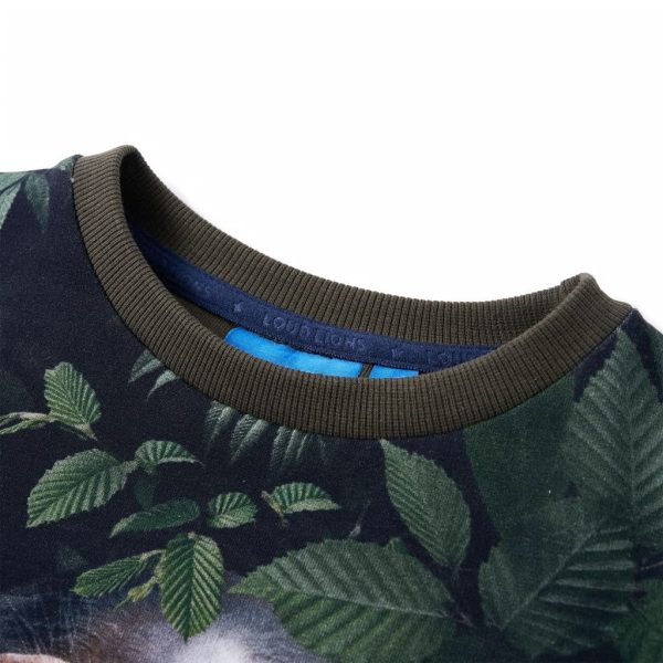 Sweatshirt para criança cor caqui 128 – Image 3