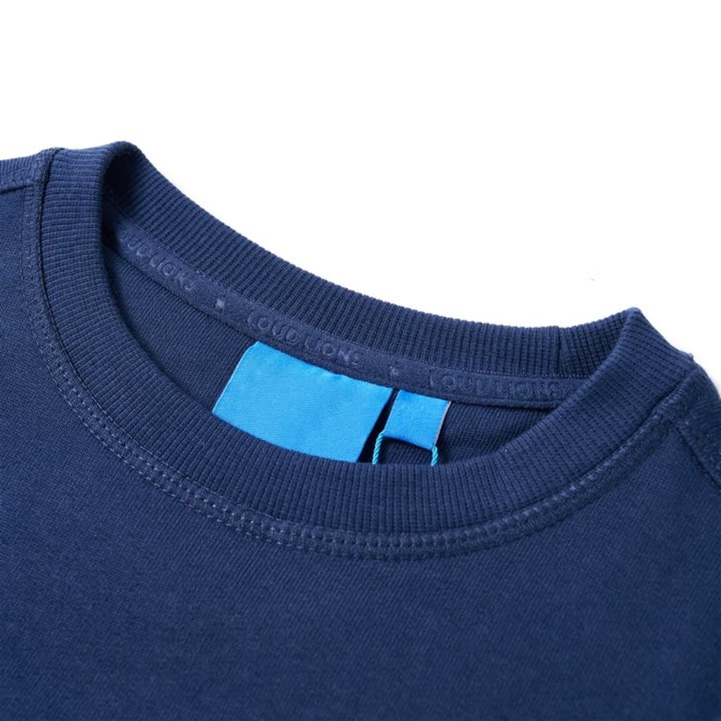 Sweatshirt para criança azul-marinho 116 – Image 3