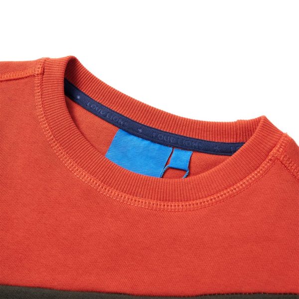 Sweatshirt para criança laranja 92 – Image 3