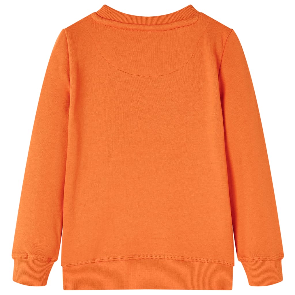 Sweatshirt para criança laranja-escuro 92 – Image 2