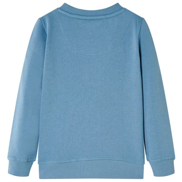 Sweatshirt para criança azul-médio 140 – Image 2
