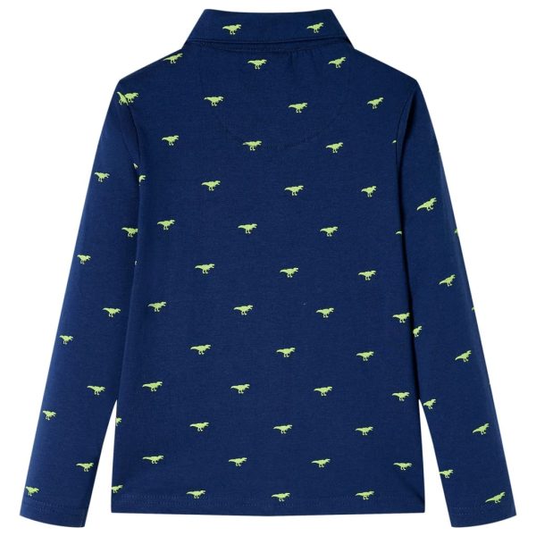 Camisa de criança azul-marinho 92 – Image 2