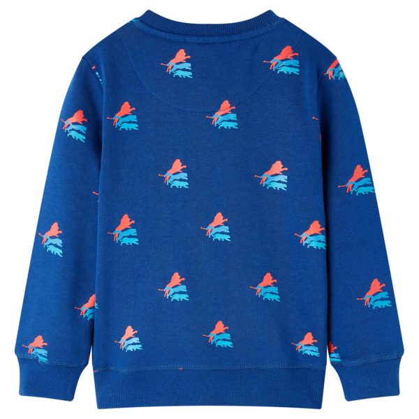 Sweatshirt para criança azul-escuro 116 – Image 2