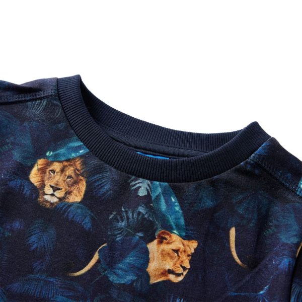 Camisola para criança azul-marinho 116 – Image 3