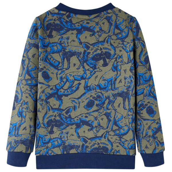 Sweatshirt para criança cor caqui 92 – Image 2