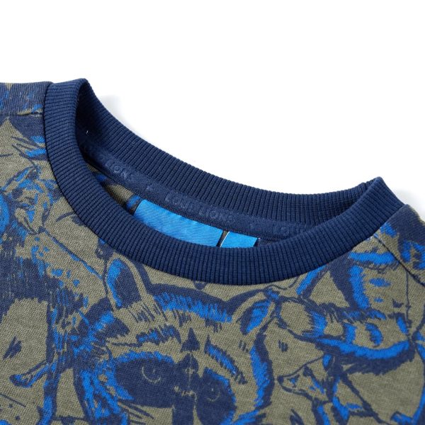 Sweatshirt para criança cor caqui 116 – Image 3