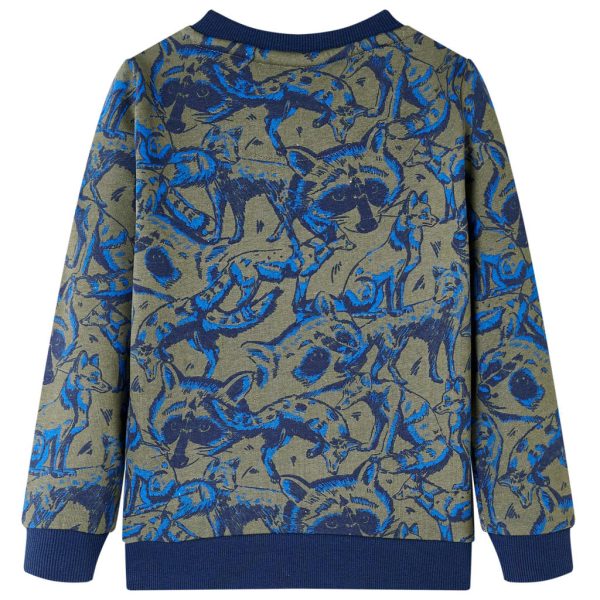 Sweatshirt para criança cor caqui 140 – Image 2