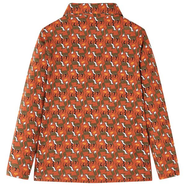Camisa para criança cor ferrugem-claro 92 – Image 2