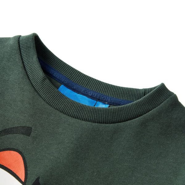 Camisola para criança verde-escuro 104 – Image 3