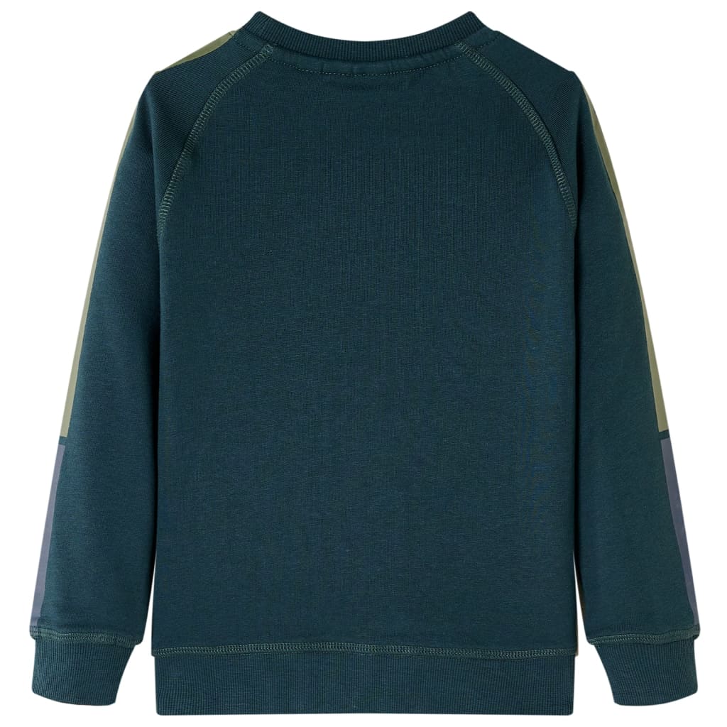 Sweatshirt para criança verde-musgo 128 – Image 2