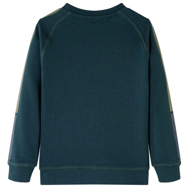 Sweatshirt para criança verde-musgo 140 – Image 2
