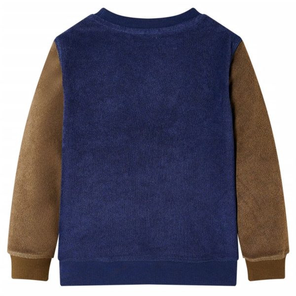Sweatshirt para criança azul-marinho escuro 140 – Image 2