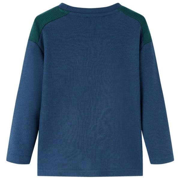 Camisola de malha para criança azul-marinho 116 – Image 2