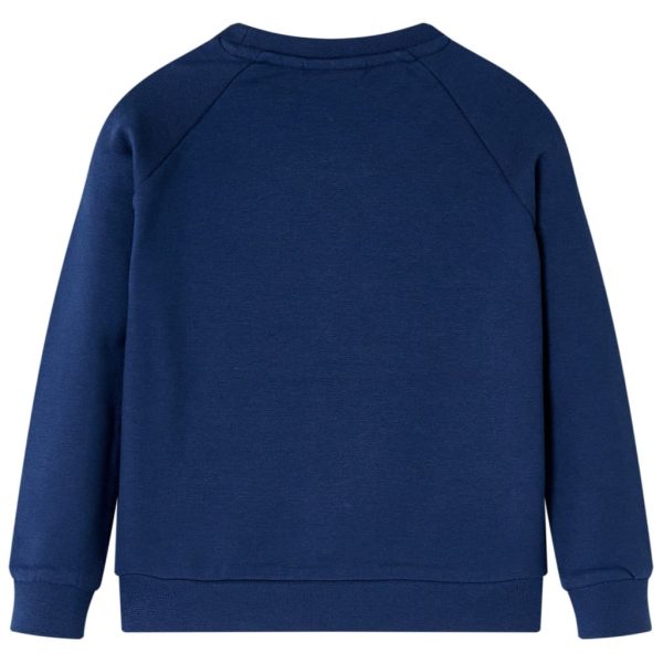 Sweatshirt para criança azul-marinho 92 – Image 2