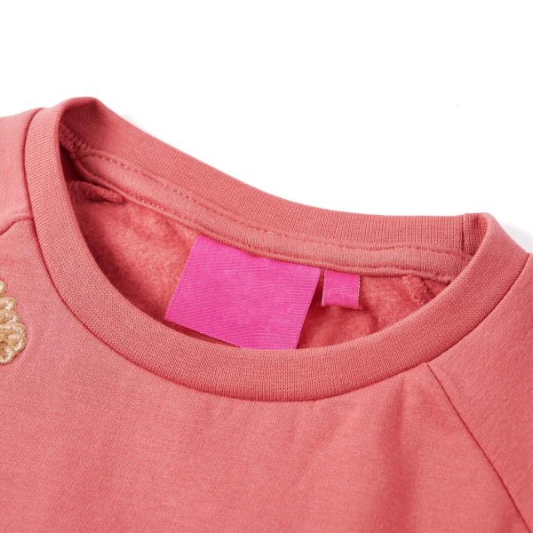 Sweatshirt para criança rosa-velho 104 – Image 3