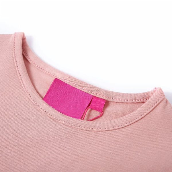 T-shirt de manga comprida para criança rosa-claro 116 – Image 3
