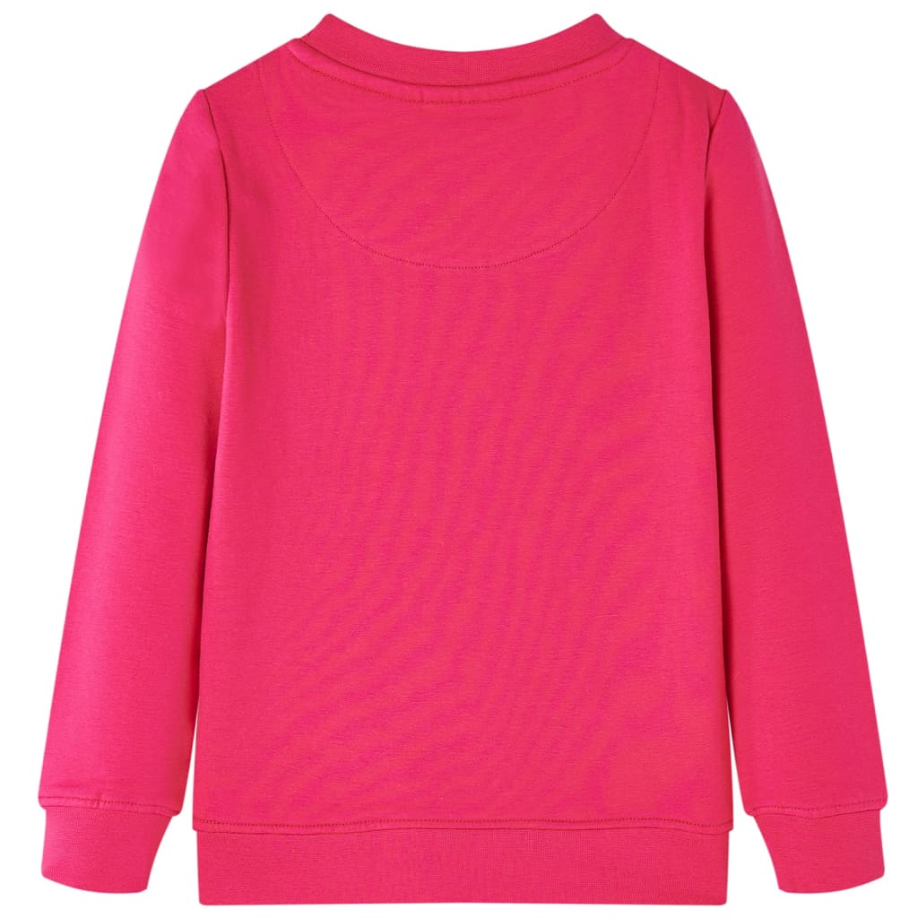 Sweatshirt para criança rosa-brilhante 128 – Image 2