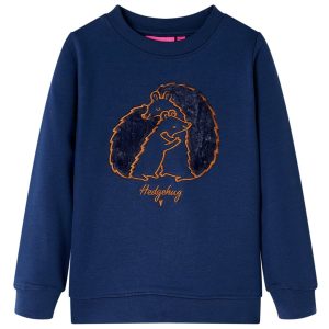 Sweatshirt para criança azul-marinho 104