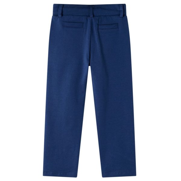 Calças de criança com cordão azul-marinho 92 – Image 2