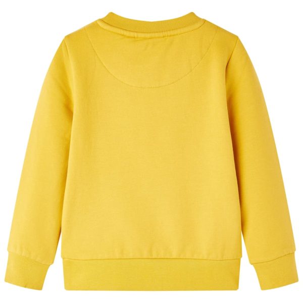 Sweatshirt para criança ocre-escuro 92 – Image 2