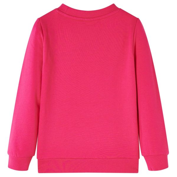 Sweatshirt para criança rosa-brilhante 92 – Image 2