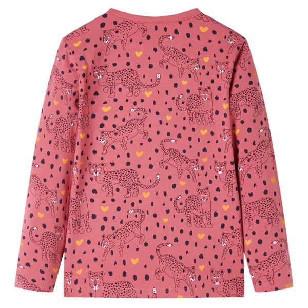 Pijama de manga comprida para criança rosa-velho 92 – Image 3