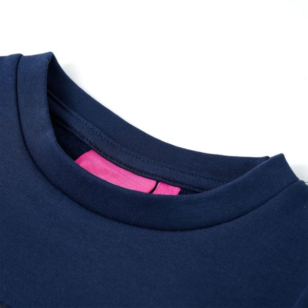 Sweatshirt para criança azul-marinho 128 – Image 3