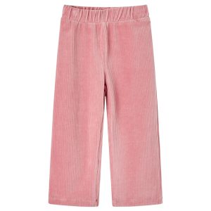 Calças para crianças bombazina rosa-claro 128