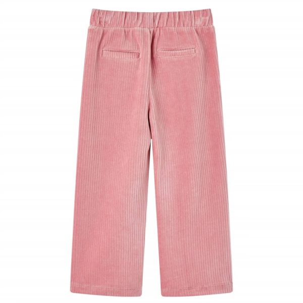 Calças para crianças bombazina rosa-claro 128 – Image 2