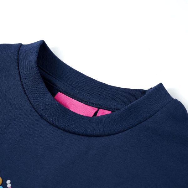 Sweatshirt para criança azul-marinho 116 – Image 3