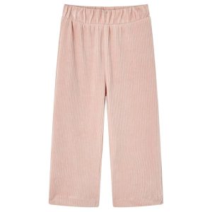 Calças para crianças bombazina rosa-claro 128