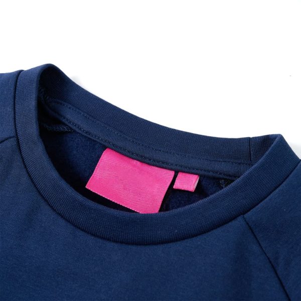 Sweatshirt para criança azul-marinho 128 – Image 3