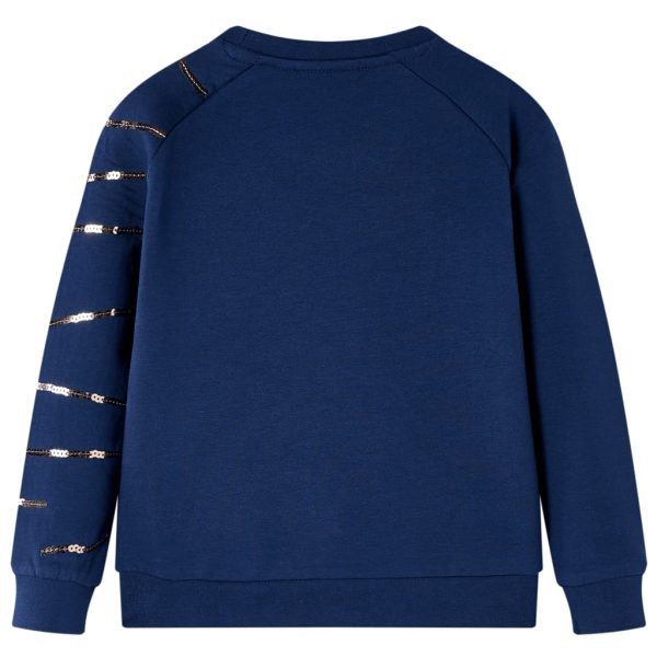 Sweatshirt para criança azul-marinho 140 – Image 2