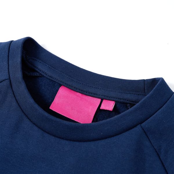 Sweatshirt para criança azul-marinho 140 – Image 3