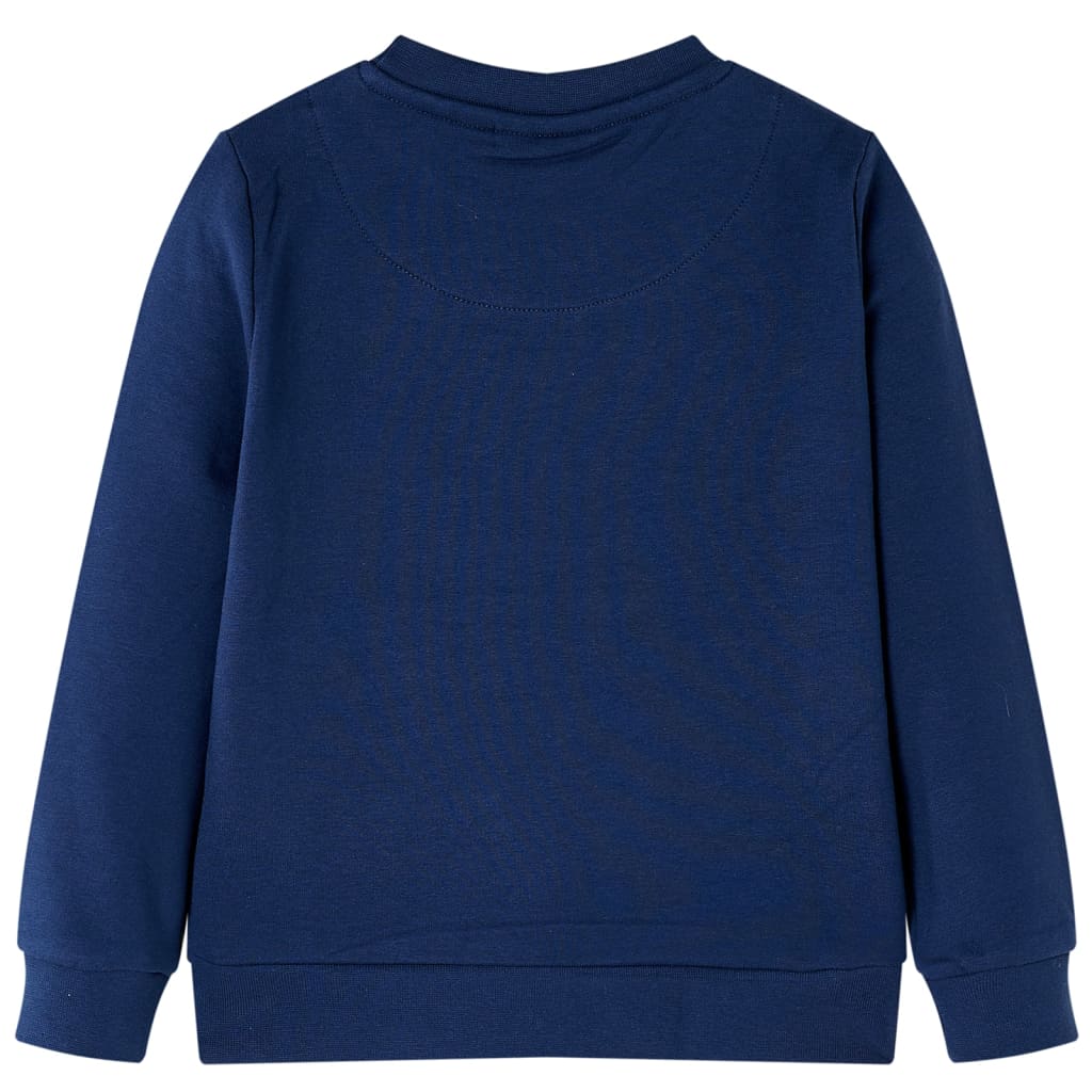Sweatshirt para criança azul-marinho 92 – Image 2