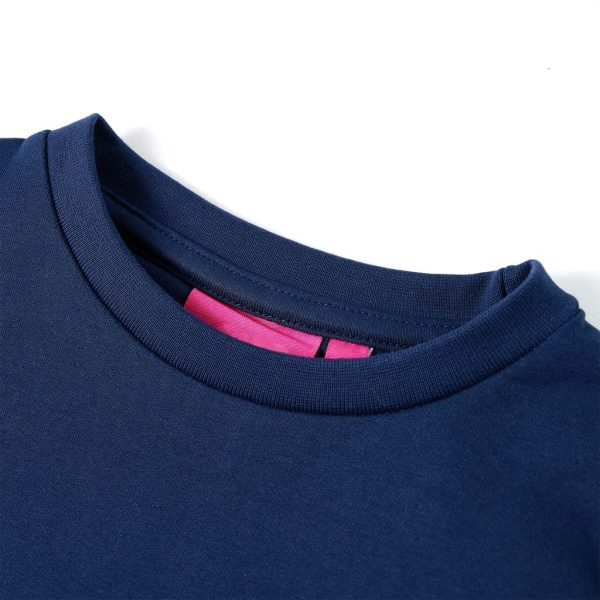 Sweatshirt para criança azul-marinho 116 – Image 3