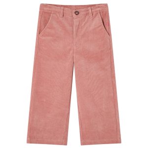 Calças para criança bombazina rosa-velho 140