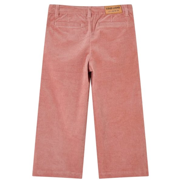 Calças para criança bombazina rosa-velho 140 – Image 2
