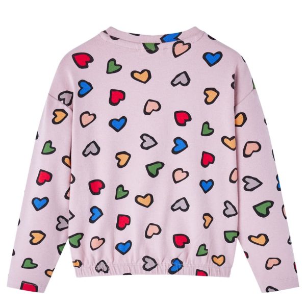 Sweatshirt para criança cor rosa 116 – Image 2