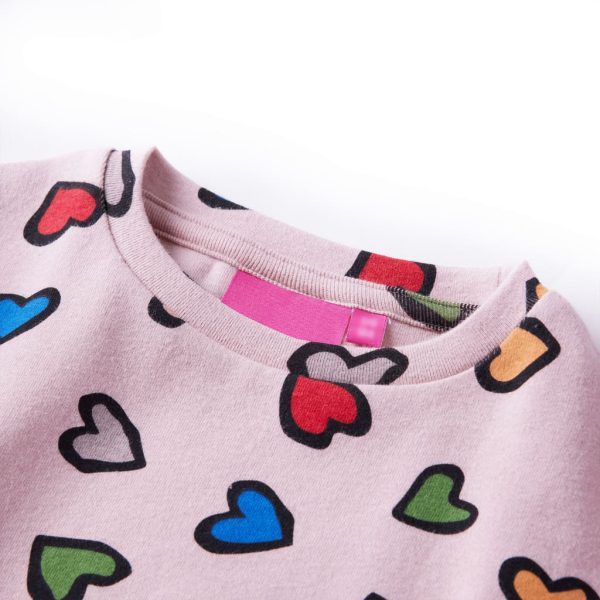 Sweatshirt para criança cor rosa 116 – Image 3