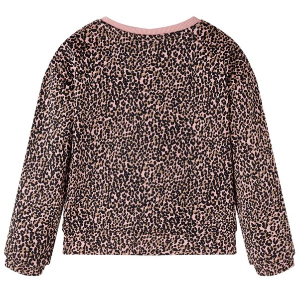 Sweatshirt de criança rosa-médio 128 – Image 2