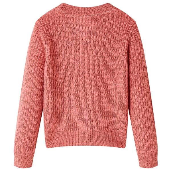 Camisola de malha para criança rosa-médio 104 – Image 2